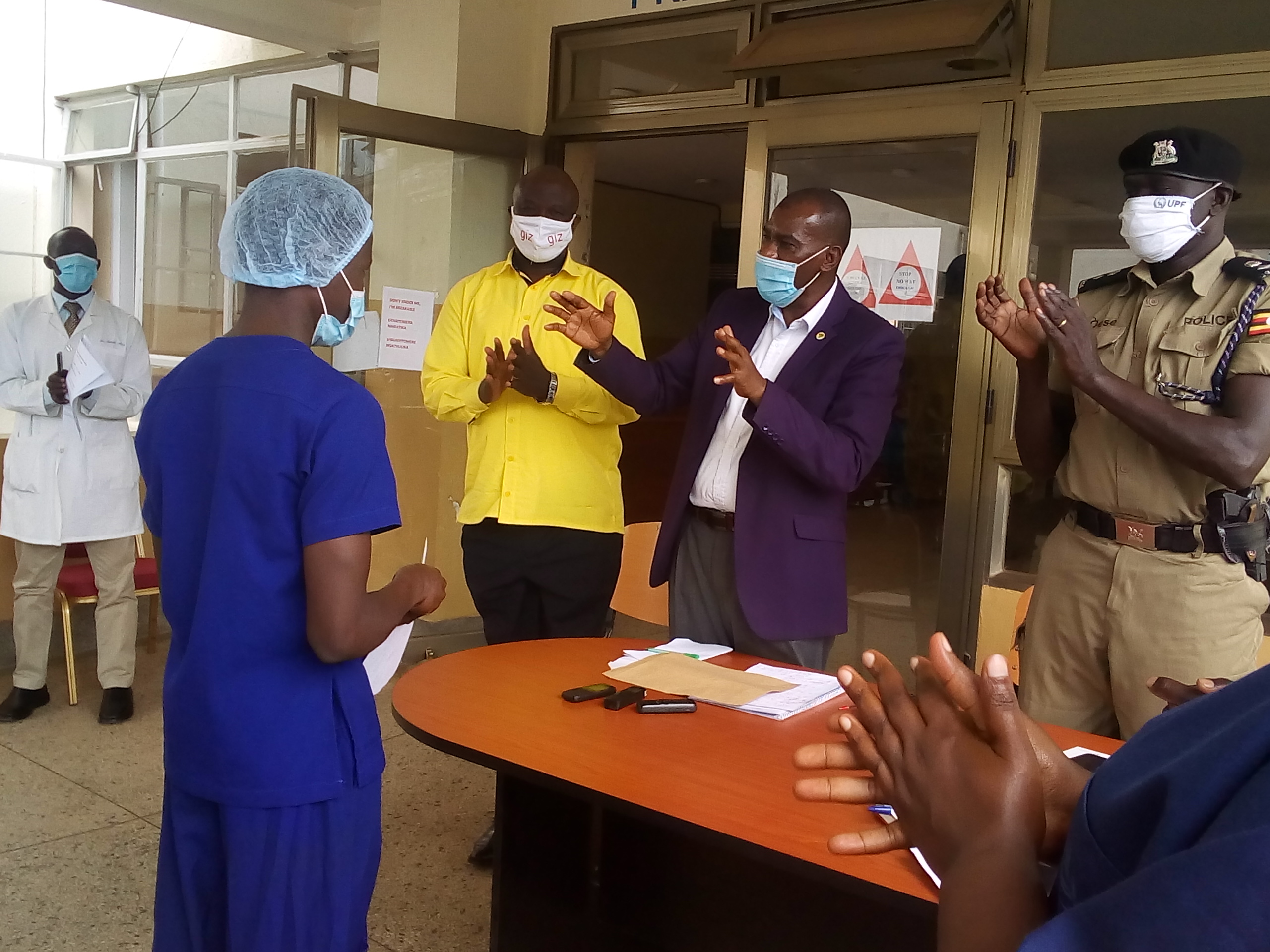 Fort Portal Referral Hospital Discharge COVID 19 Patient