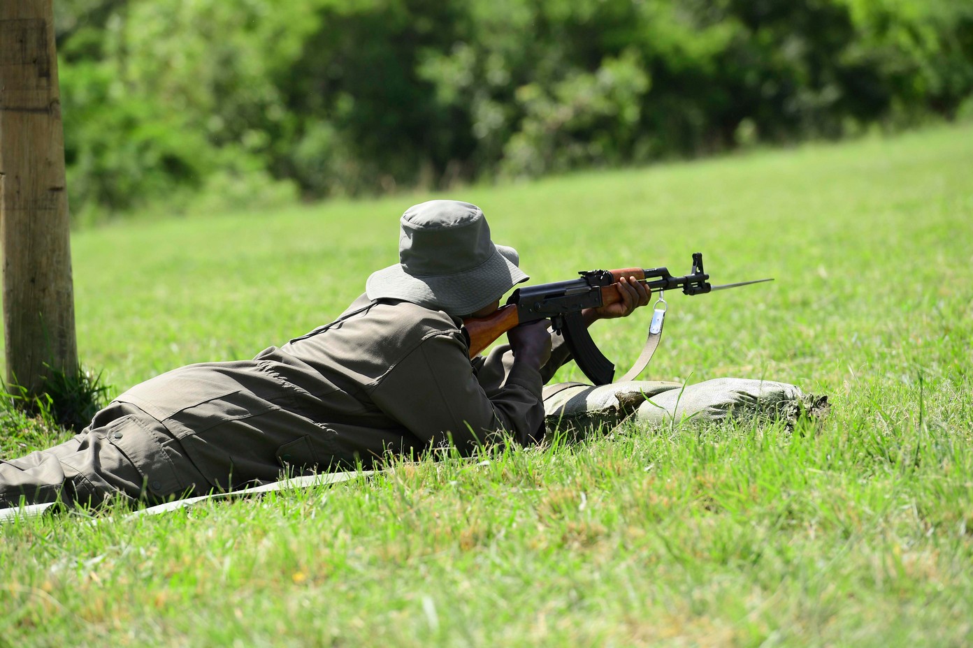 President takes MPs –Elect through range shooting drills